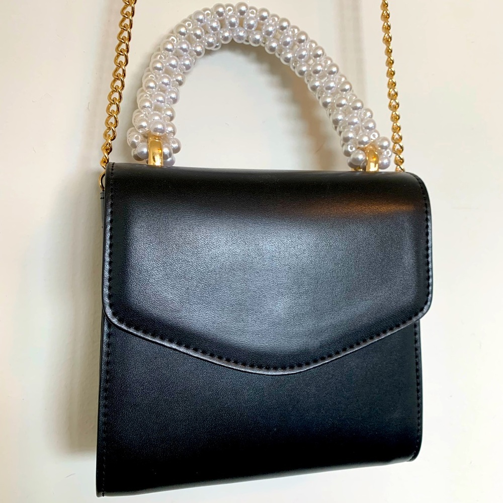 Topshop Pearl Handle Crossbody Bag